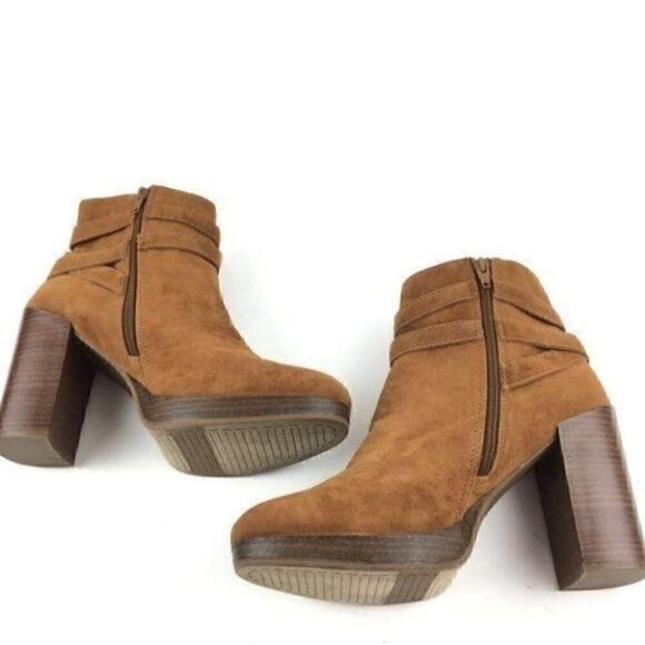 new a new day mid calf boot 11 Faux Suede platform - Picture 6 of 9
